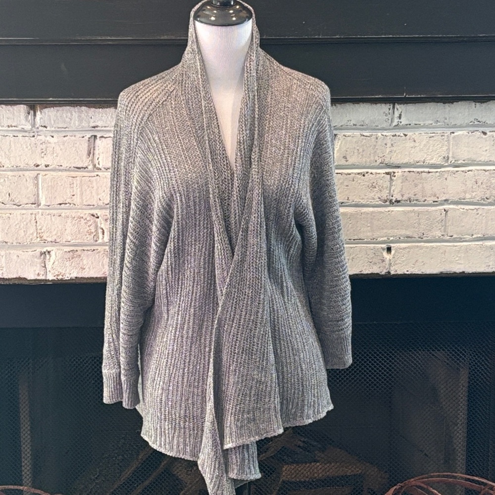 EILEEN FISHER Linen and Silk Cardigan Size XL